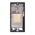 Mid-Frame Housing Compatible For Samsung Galaxy S24 Ultra 5G (US & International Version) (Titanium Black)