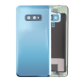 Back cover Glass With Camera Lens Compatible For Samsung Galaxy S10E (No Logo) (Aftermarket Plus) (Prism Blue)
